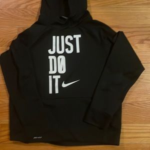 Nike hooded sweatshirt black